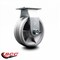 Service Caster 5'' V-Groove Semi Steel Wheel Rigid Caster with Bronze Bearing SCC-20R520-VGBZ - alternate 2
